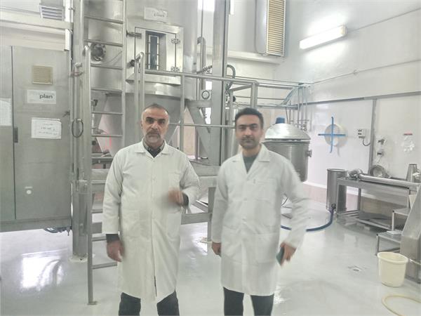 بازدید دکتر غفارزاادگان از واحد تولید