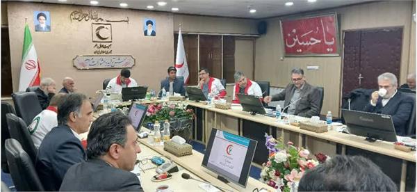 نشست مشترک رئیس جمعیت هلال احمر جمهوری اسلامی ایران با مدیران شرکت سها جیسا