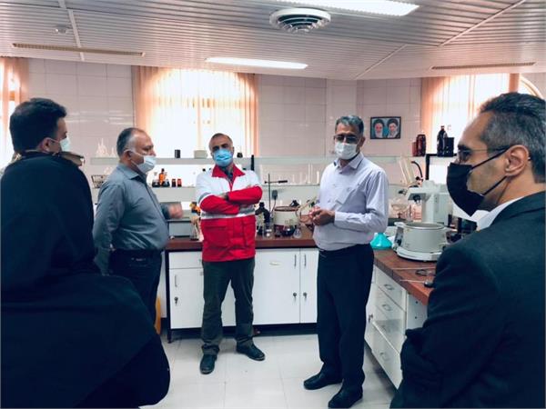 بازید دکتر زینلی مجری طرح گیاهان دارویی از شرکت سها جیسا