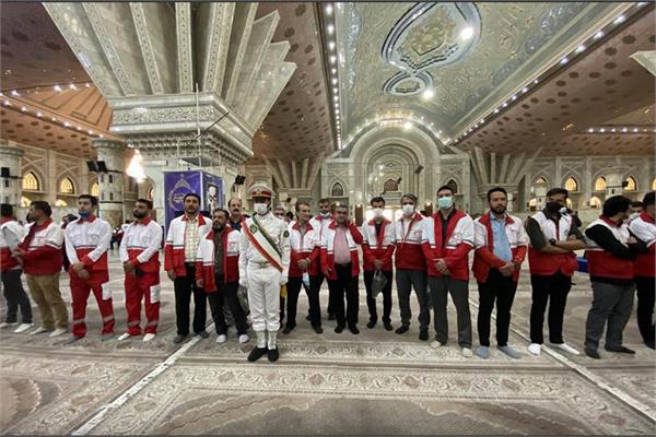 تجدید میثاق مدیرعامل، مدیران و کارکنان سازمان تدارکات پزشکی هلال احمر با آرمانهای امام خمینی(ره)