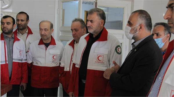 بازدید دبیرکل جمعیت هلال احمر از شرکت سهاجیسا