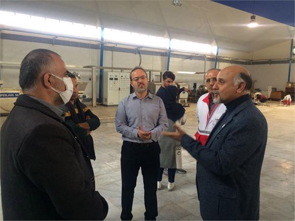 بازدید دکتر نبی مدیر عامل شرکت آرشیا