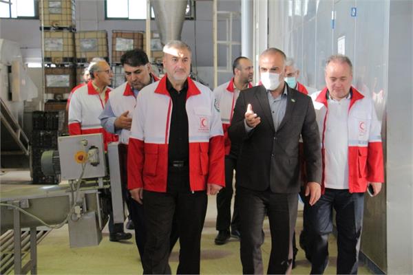 بازدید دبیرکل جمعیت هلال احمر از شرکت سهاجیسا