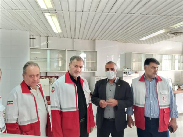 بازدید دبیرکل جمعیت هلال احمر از شرکت سهاجیسا