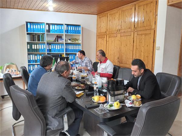 جلسه و بازدید هیئت مدیره