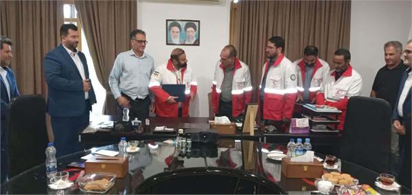 آئین تکریم و معارفه مدیر حراست