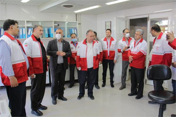 بازدید دبیرکل جمعیت هلال احمر از شرکت سهاجیسا