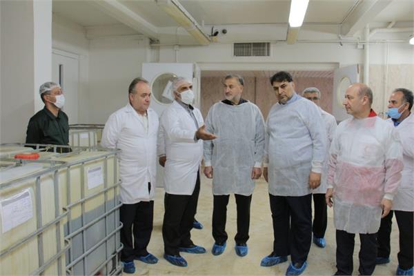 بازدید دبیرکل جمعیت هلال احمر از شرکت سهاجیسا